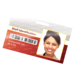 Glossy Pouches - ID Tag punched with clip, 5 mil, 25 pk__ID punch red LF.png